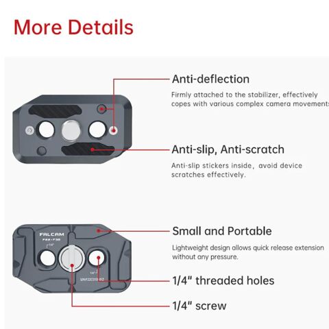 Falcam F22&F38 Zhiyun Gimbal Plate (Weebill-S/2)