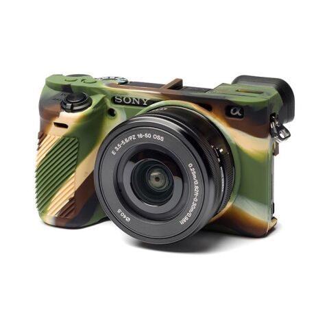 Sanger Silikon Kılıf Sony A6500 Uyumlu Kamuflaj