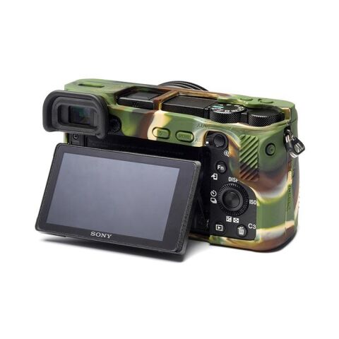 Sanger Silikon Kılıf Sony A6500 Uyumlu Kamuflaj