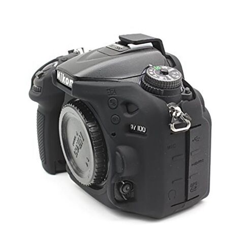 Sanger Silikon Kılıf Nikon D7100 D7200 İçin Siyah