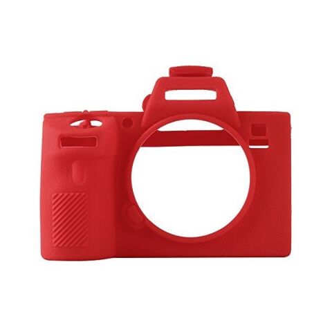 Sanger Silikon Kılıf Sony A7M2 R2 S2 İçin Kırmızı