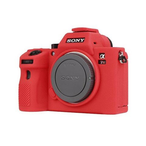 Sanger Silikon Kılıf Sony A7M2 R2 S2 İçin Kırmızı