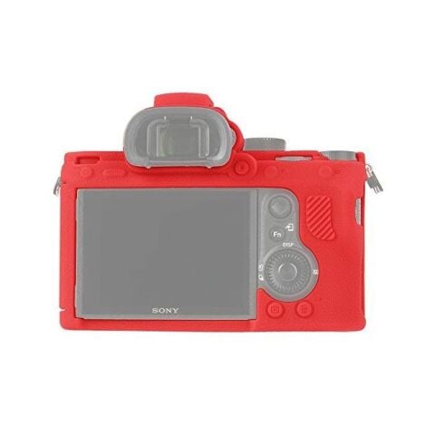 Sanger Silikon Kılıf Sony A7M2 R2 S2 İçin Kırmızı