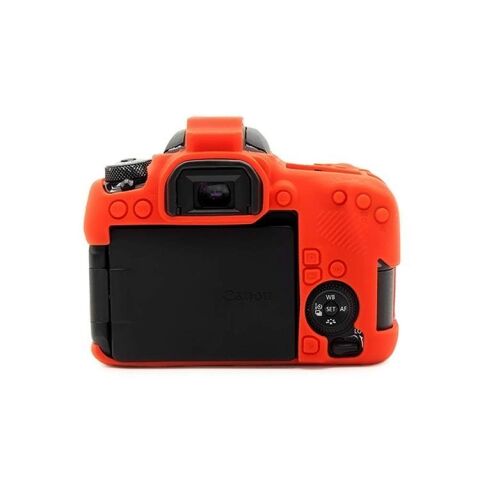 Sanger Silikon Kılıf Canon 77D Uyumlu Kırmızı