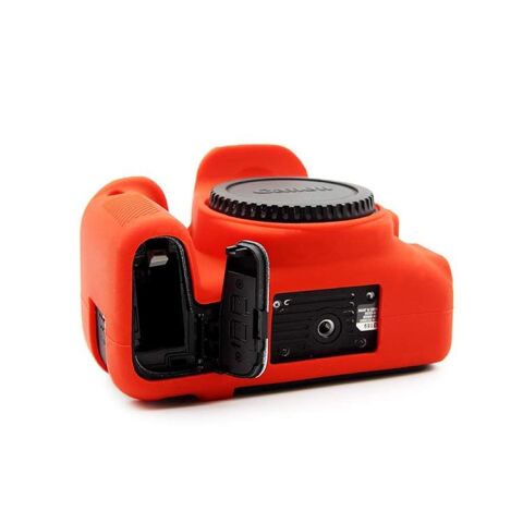 Sanger Silikon Kılıf Canon 77D Uyumlu Kırmızı