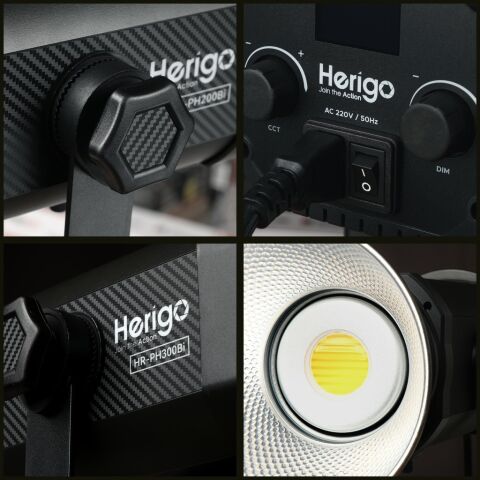 Herigo HR-PH300Bi 300W Bi-Color Fotoğraf ve Video LED Işık