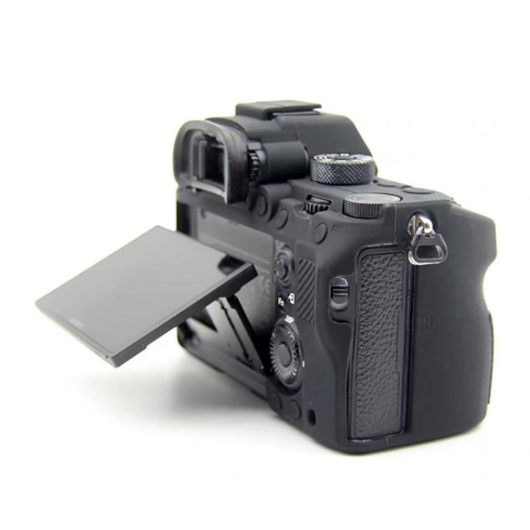 Sanger Silikon Kılıf Sony A9 A7M3 R3 İçin Siyah