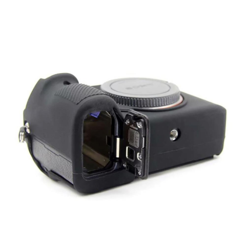Sanger Silikon Kılıf Sony A9 A7M3 R3 İçin Siyah