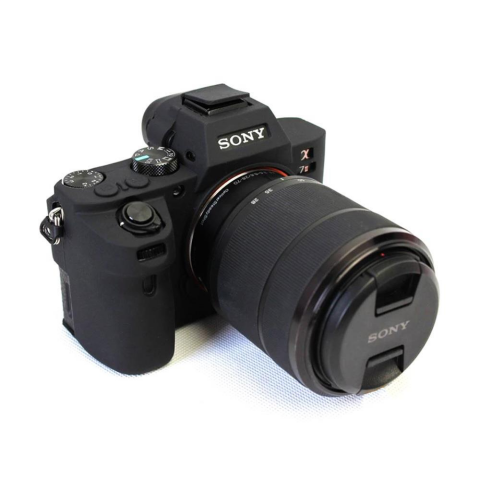 Sanger Silikon Kılıf Sony A7M2 R2 S2 İçin Siyah