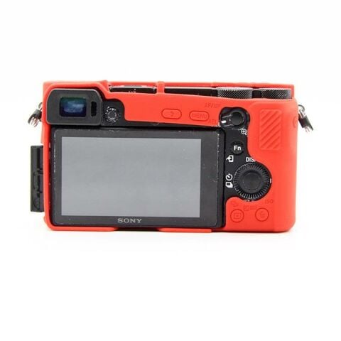 Sanger Silikon Kılıf Sony A6500 Uyumlu Kırmızı