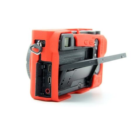 Sanger Silikon Kılıf Sony A6500 Uyumlu Kırmızı