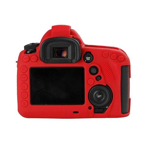 Sanger Silikon Kılıf Canon 5D Mark 4 İçin Kırmızı