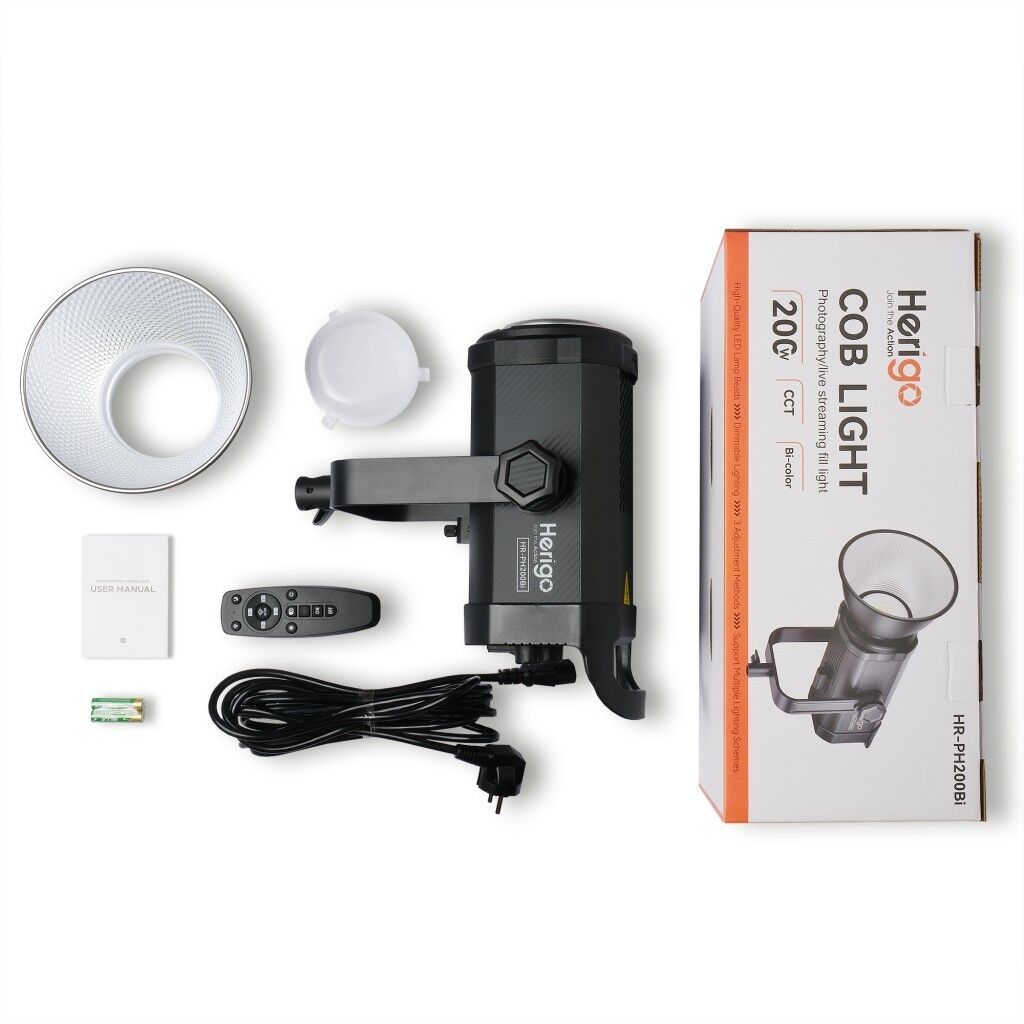 Herigo HR-PH200Bi 200W Bi-Color Fotoğraf ve Video LED Işık