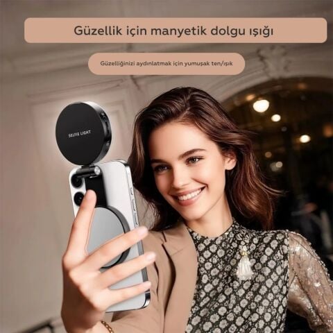 Herigo HR-PH010 Aynalı Manyetik Selfie Işığı Telefon Standı