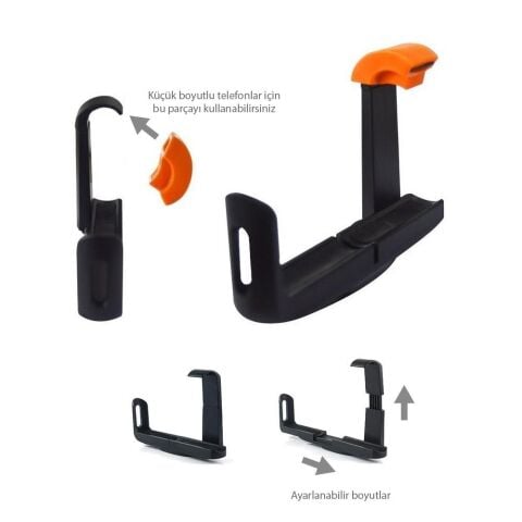 Kjstar Telefon İçin Dahili Kumandalı Monopod Siyah