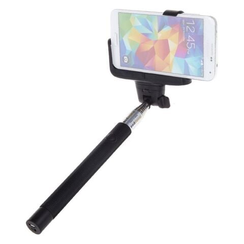 Kjstar Telefon İçin Dahili Kumandalı Monopod Siyah