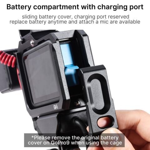 Ulanzi G9-5 Gopro Hero 9 Vlog Case Metal Çerçeve