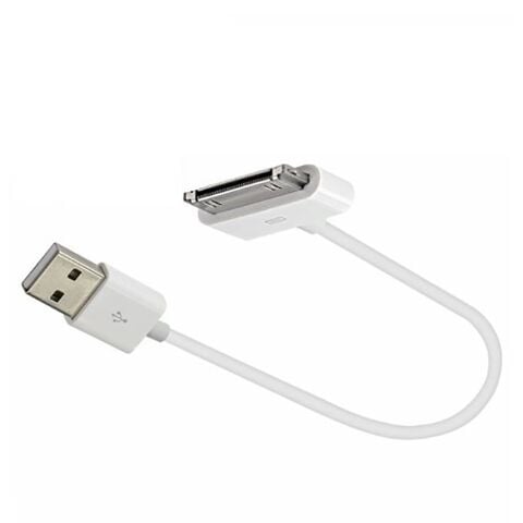 Apple 30-Pin Usb Data ve Şarj Kablosu Kısa 15cm