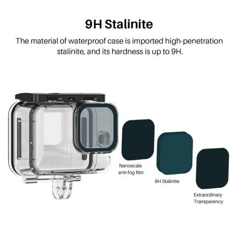 Ulanzi G9-7 Gopro Hero 9 Black Su Geçirmez Housing