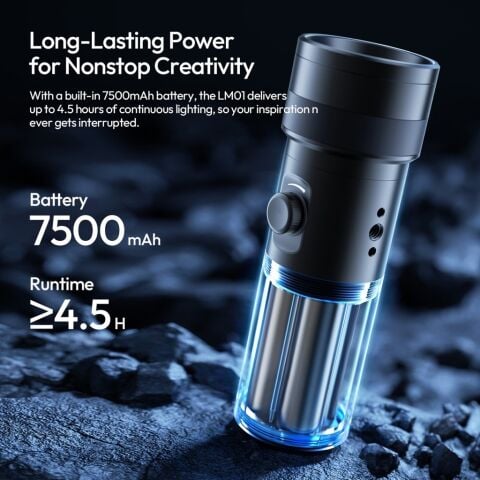 Ulanzi LM01 RGB GOBO 10W Taşınabilir LED Fotoğraf ve Video Işığı - L219A