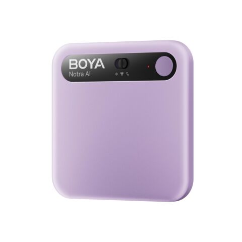 BOYA Notra AI Destekli Ses Kaydedici ve Not Tutma Cihazı - Purple