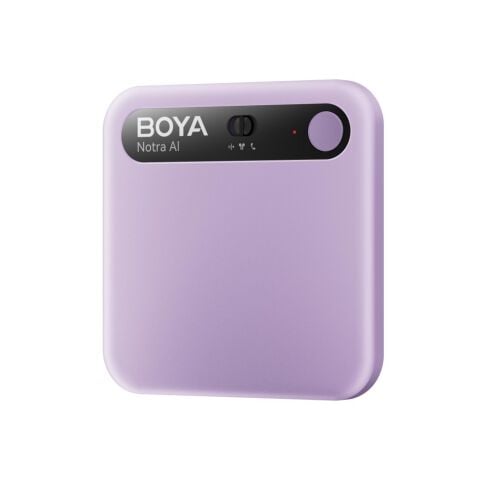 BOYA Notra AI Destekli Ses Kaydedici ve Not Tutma Cihazı - Purple