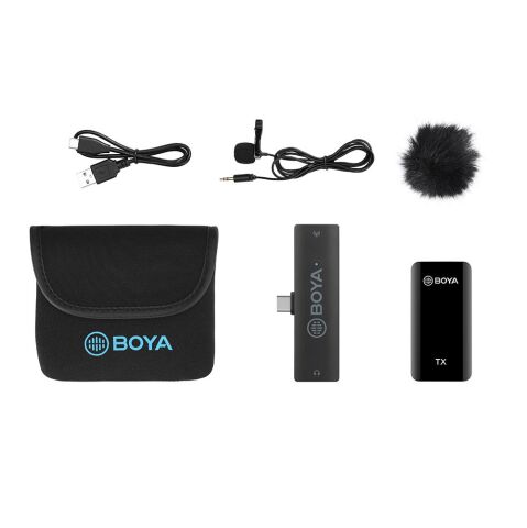 Boya BY-XM6-S5 Kablosuz Yaka Mikrofonu - Type-C