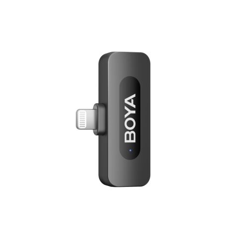 Boya BY-V1 Wireless Tekli Yaka Mikrofonu Lightning (Yeni Versiyon)