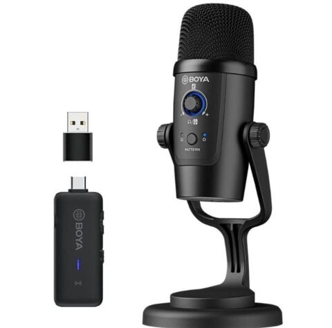 Boya BY-PM500W Kablolu - Kablosuz USB Condenser Mikrofon