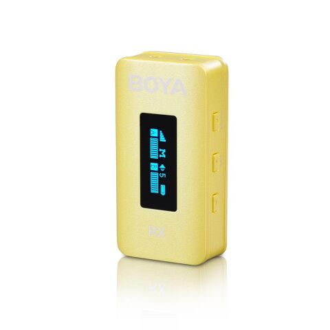 Boya BY-XM6-K2Y Kablosuz İkili Yaka Mikrofonu (Sarı)