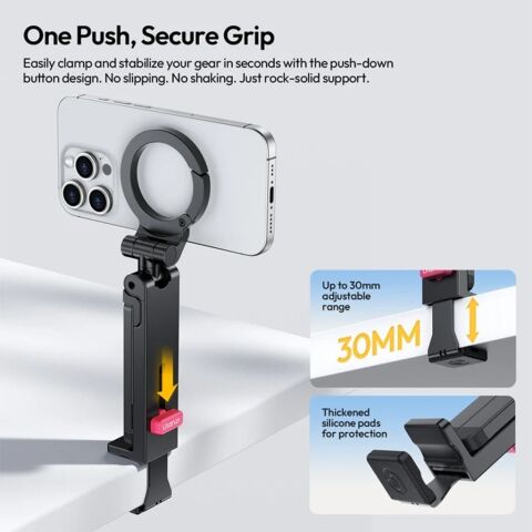 Ulanzi MA88 MagLock Quick Release Manyetik Telefon Tutucu ve Mini Tripod - S055