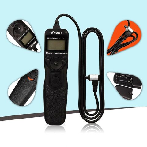 Shoot RS-80N3 Canon İçin Timer Uzaktan Kumanda