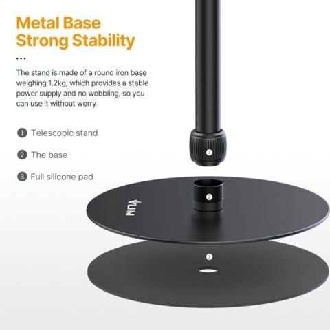 VIJIM LS09 Ayarlanabilir Teleskopik Telefon ve Kamera Tripod Standı - 2952