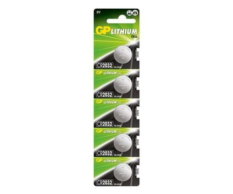 GP Elektronik Cihaz Pili - CR2032 5'li Paket