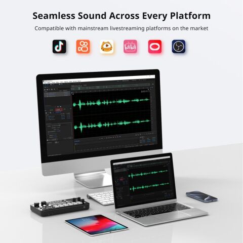 Ulanzi AX01 All-in-one Audio Mixer A003