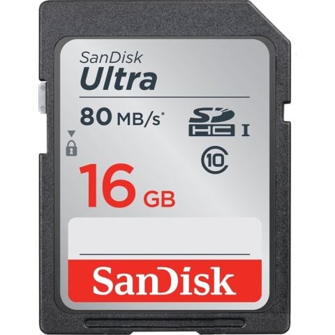 SANDISK Ultra 16GB 80mb/s SDHC Hafıza Kartı