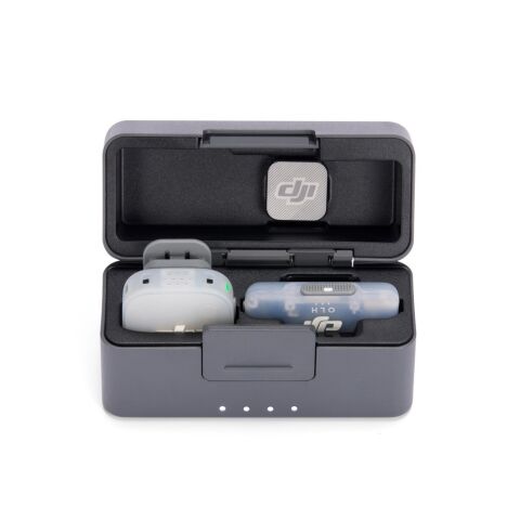 DJI Mic Mini 2 Kablosuz Yaka Mikrofon Seti (1 TX + 1 Mobile RX + Şarj Kutusu)