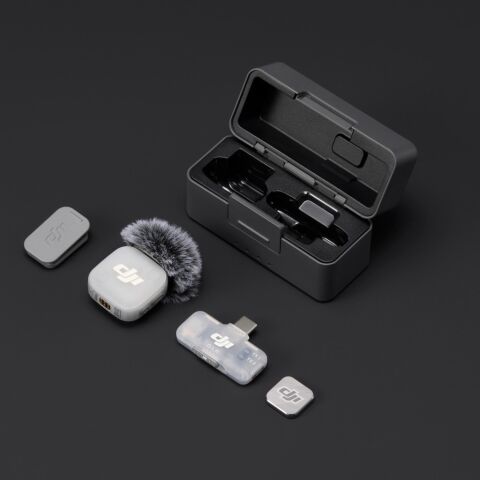 DJI Mic Mini 2 Kablosuz Yaka Mikrofon Seti (1 TX + 1 Mobile RX + Şarj Kutusu)