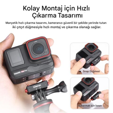 Ulanzi IN-03 Manyetik Quick Release Base C019