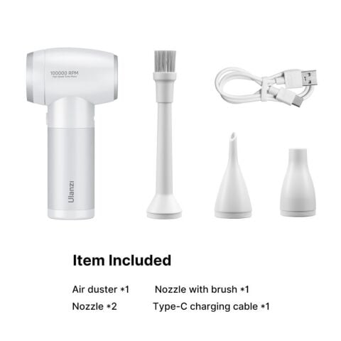 Ulanzi Güçlü Elektrikli Fan Hava Toz Üfleyici Beyaz C070GBW1