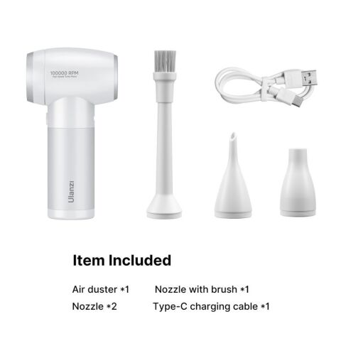 Ulanzi Güçlü Elektrikli Fan Hava Toz Üfleyici Beyaz C070GBW1
