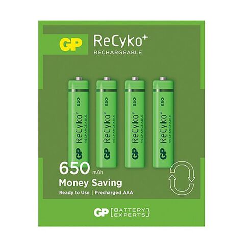 GP ReCyko 4'lü Şarj Edilebilir AAA İnce Kalem Pil