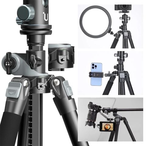 Ulanzi MT-59  Katlanabilir Çok Fonksiyonlu Alüminyum Tripod Monopod