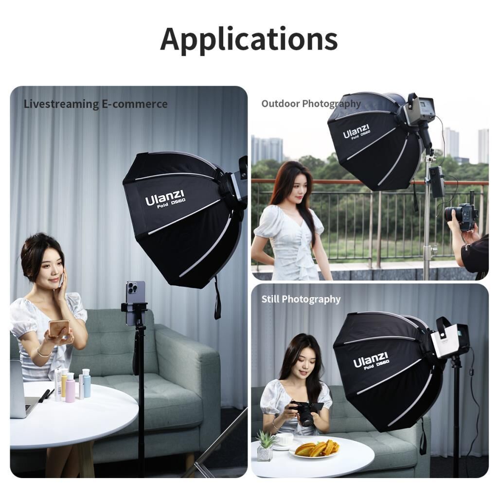 Ulanzi 60cm Mini Bowens Quick Release Octagon Softbox