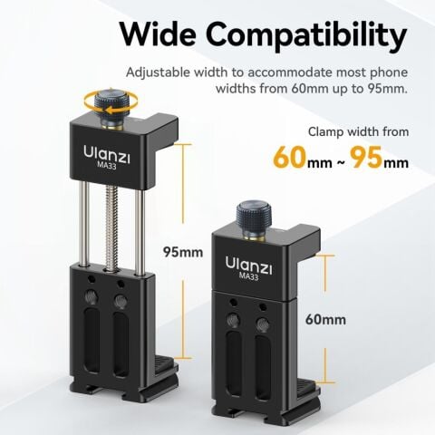 Ulanzi MA33 Arca Swiss Telefon Tripod Standı M022