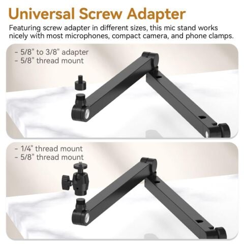 Ulanzi TM01 Boom Arm Mikrofon Masa Standı T046GBA1