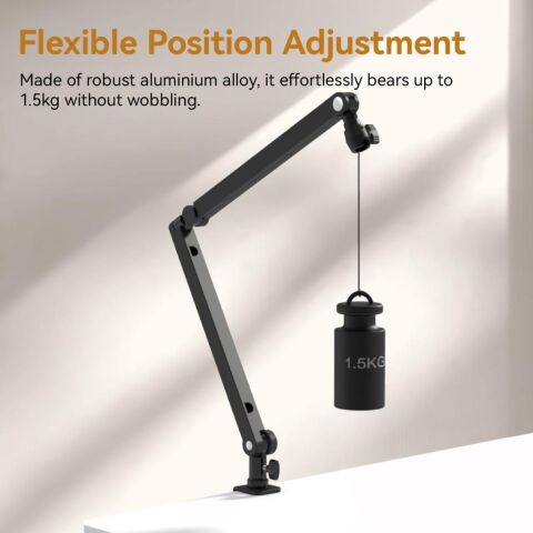 Ulanzi TM01 Boom Arm Mikrofon Masa Standı T046GBA1