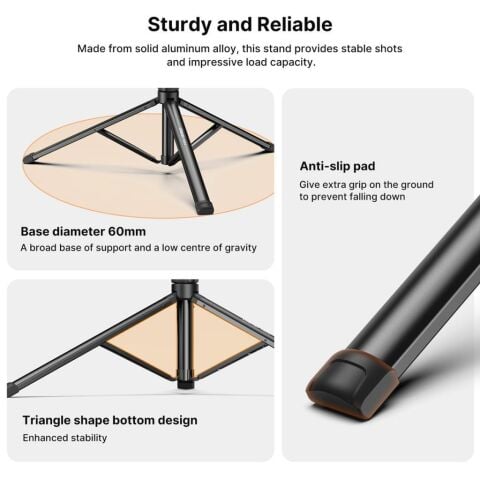 Ulanzi TB64 160cm Çok Fonksiyonlu Tripod T115GBB1