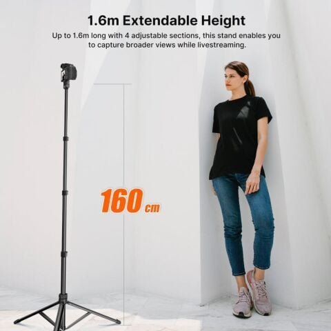 Ulanzi TB64 160cm Çok Fonksiyonlu Tripod T115GBB1