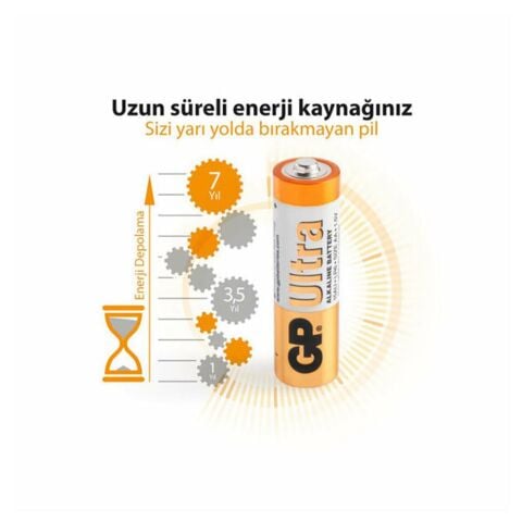 Gp Ultra Alkalin 10'lu AA Pil